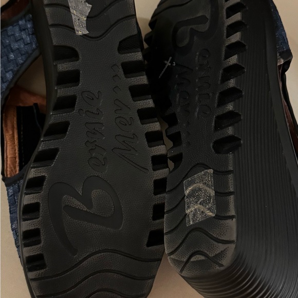 Bernie Mev Sz 40 Navy Lace Up Sandals EUC😊😊 - Picture 10 of 11